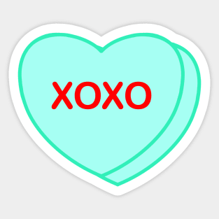 Conversation Heart: XOXO Sticker